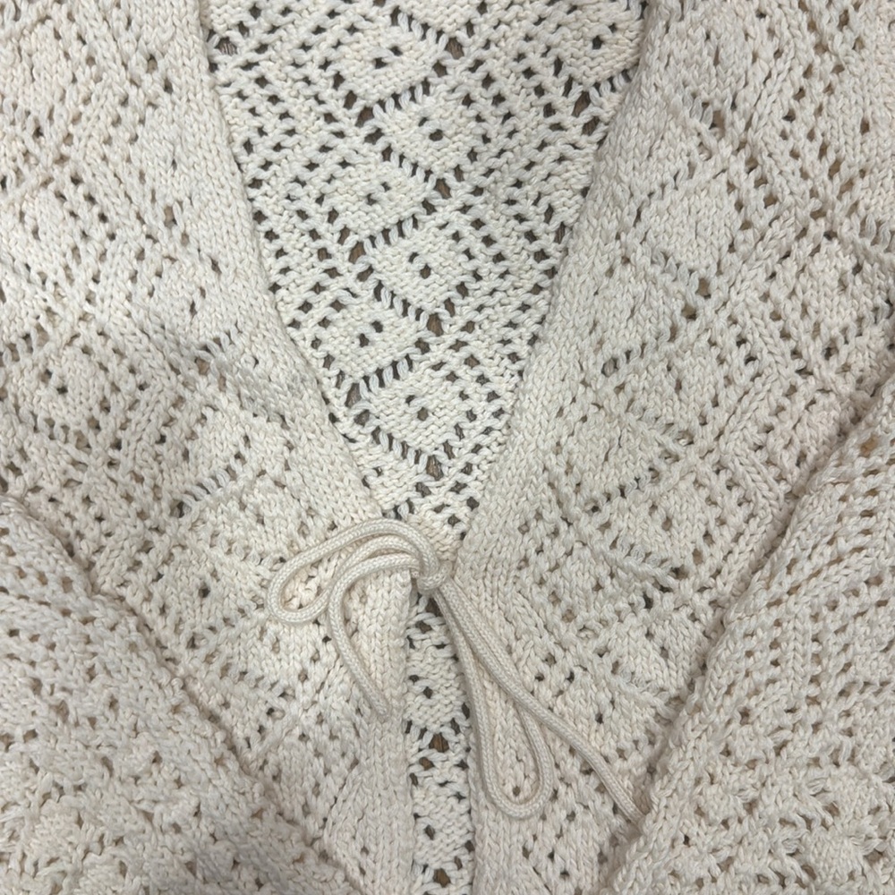The Limited Cream Tie Front Cardigan - Picture 4 of 6